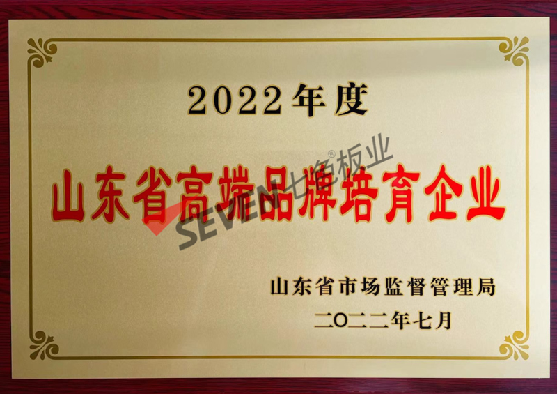 2022 Shandong Province High end Brand Cultivation Enterprise