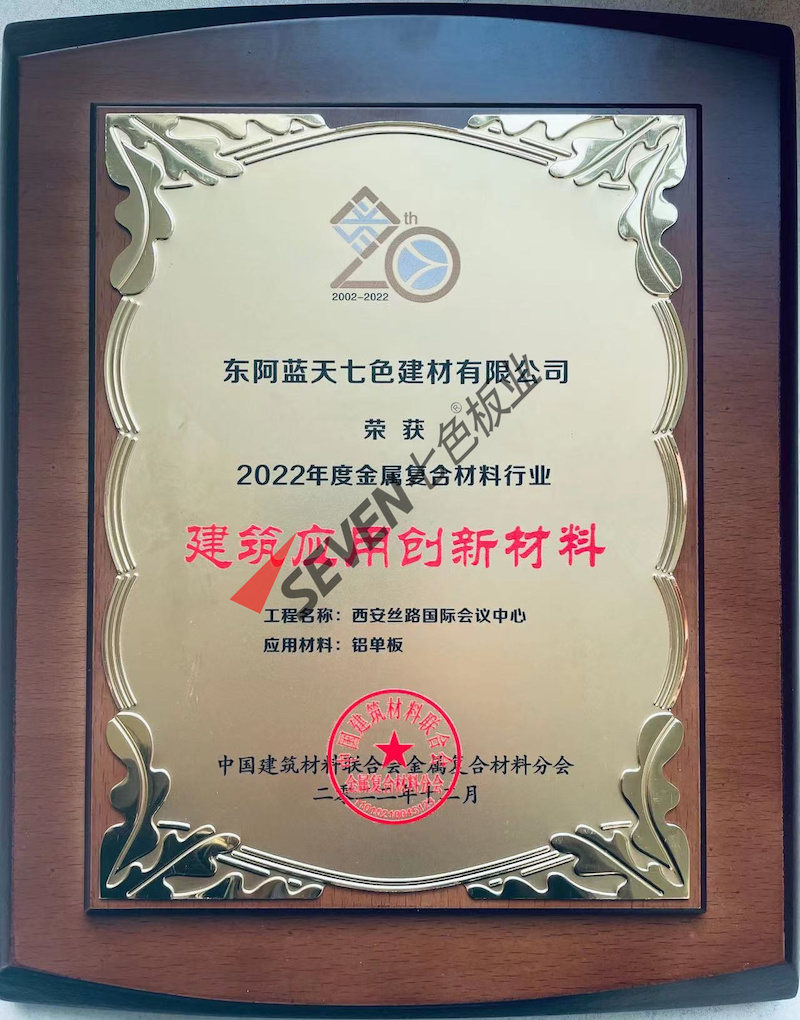 Innovative Materials for Building Applications in the Metal Composite Materials Industry in 2022 (Xi'an Silk Road International Conference Center)