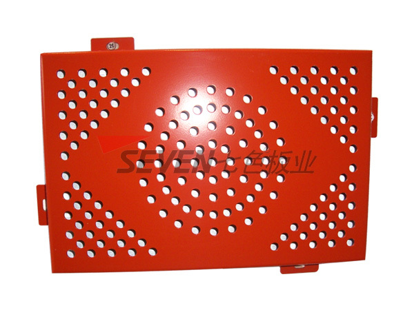 Punched aluminum veneer