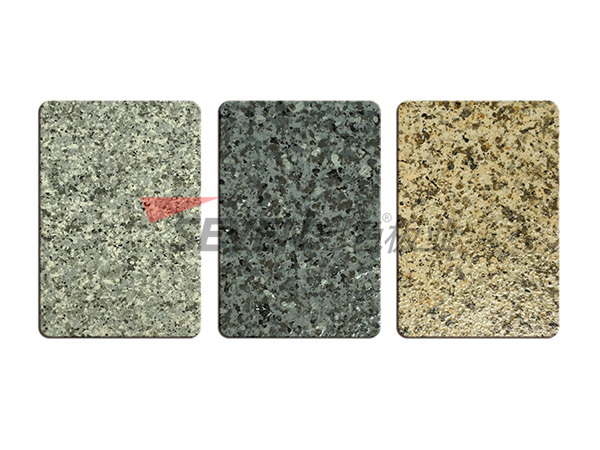 Real stone painted aluminum veneer