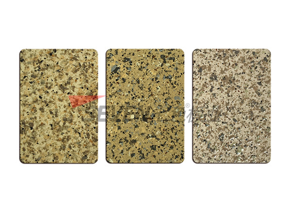 Real stone painted aluminum veneer
