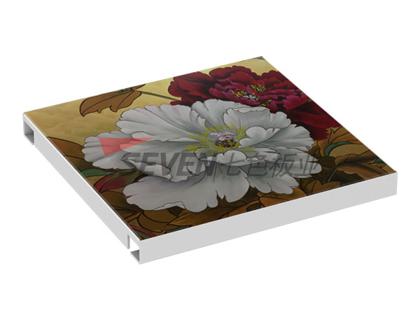 Printed aluminum veneer