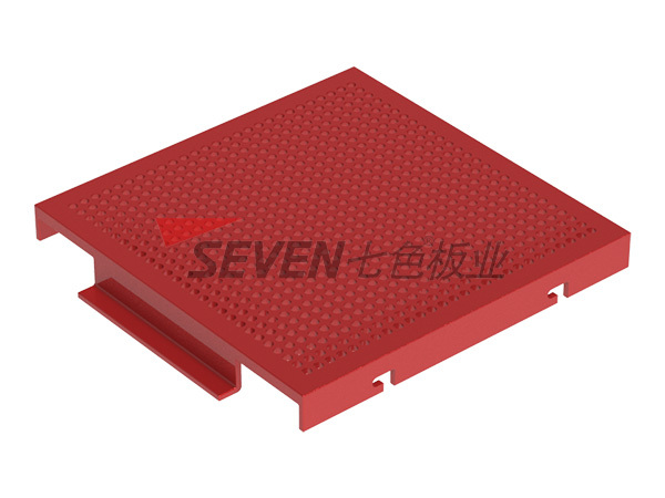 Punched aluminum veneer