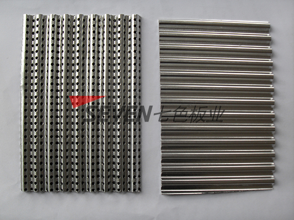 Aluminum corrugated composite panel